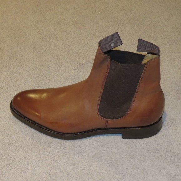 Edward Green Newmarket Brown Leather Chelsea Boots 10.5E NWB main image 12